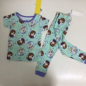 Disney Frozen Elsa Anna Cute Pajama Set